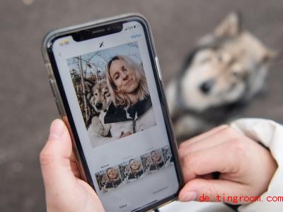  Die Bilder von Nicole Lenhardt und ihrem Hund Milo sind bei vielen Leuten beliebt. Foto: Marijan Murat/dpa 