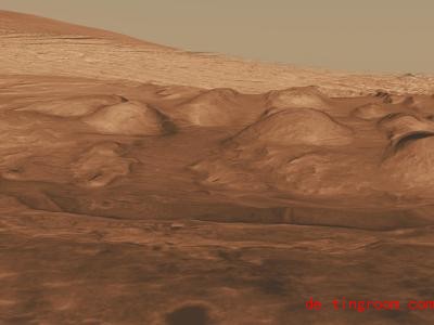  Auf dem Mars sieht es aus wie in einer riesigen WÃ¼ste. Foto: NASA/dpa 