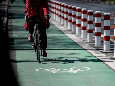  Nicht überall gibt es solche Radwege. Viele Radfahrer in Deutschland sind unzufrieden. Foto: Britta Pedersen/dpa-Zentralbild/dpa 
