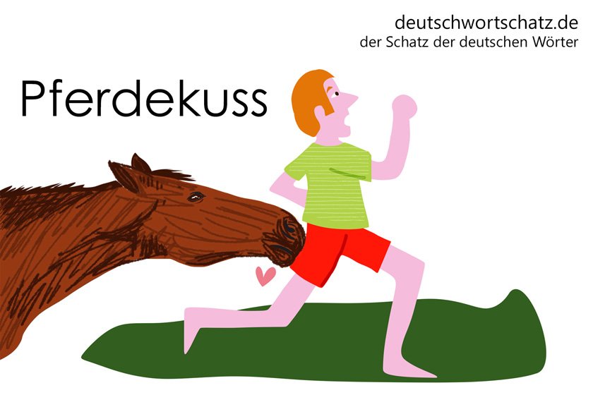 Pferdekuss - die schönsten deutschen Wörter