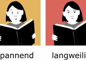 最重要的100組反義詞：spannend – langweilig