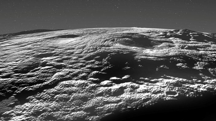 Eisvulkan auf dem Pluto