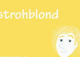 德语颜色词汇：strohblond