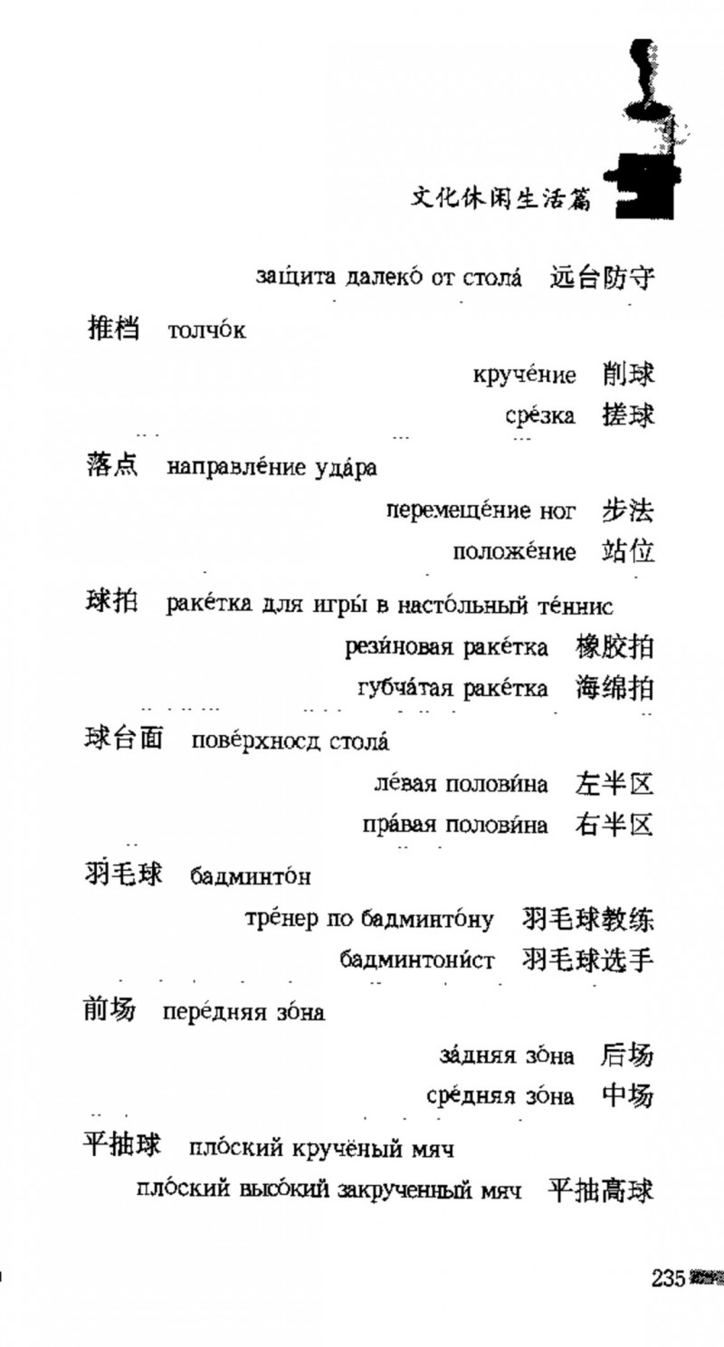 赵雪 初学俄语会话必备词汇3000个 3000 самых необходимых слов русского языка (张如奎， Чжан Жукуэй, Чжао Сюэ.) (Z-Library)_Page251