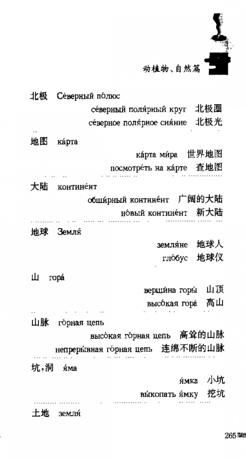 赵雪 初学俄语会话必备词汇3000个 3000 самых необходимых слов русского языка (张如奎， Чжан Жукуэй, Чжао Сюэ.) (Z-Library)_Page281