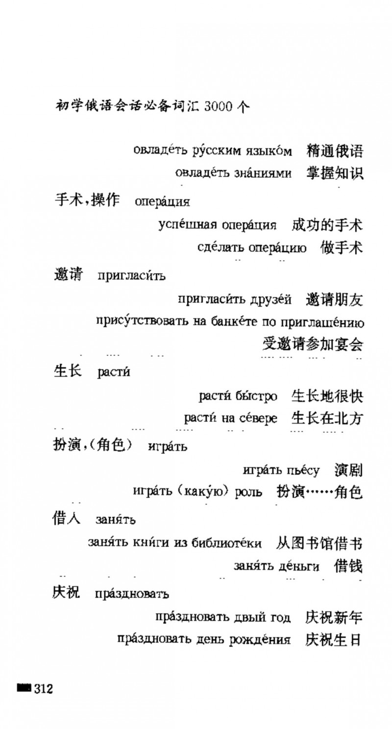 赵雪 初学俄语会话必备词汇3000个 3000 самых необходимых слов русского языка (张如奎， Чжан Жукуэй, Чжао Сюэ.) (Z-Library)_Page328