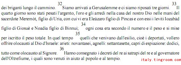 意语圣经:old testament-ezra 630 a_意大利语圣经_意大利语阅读